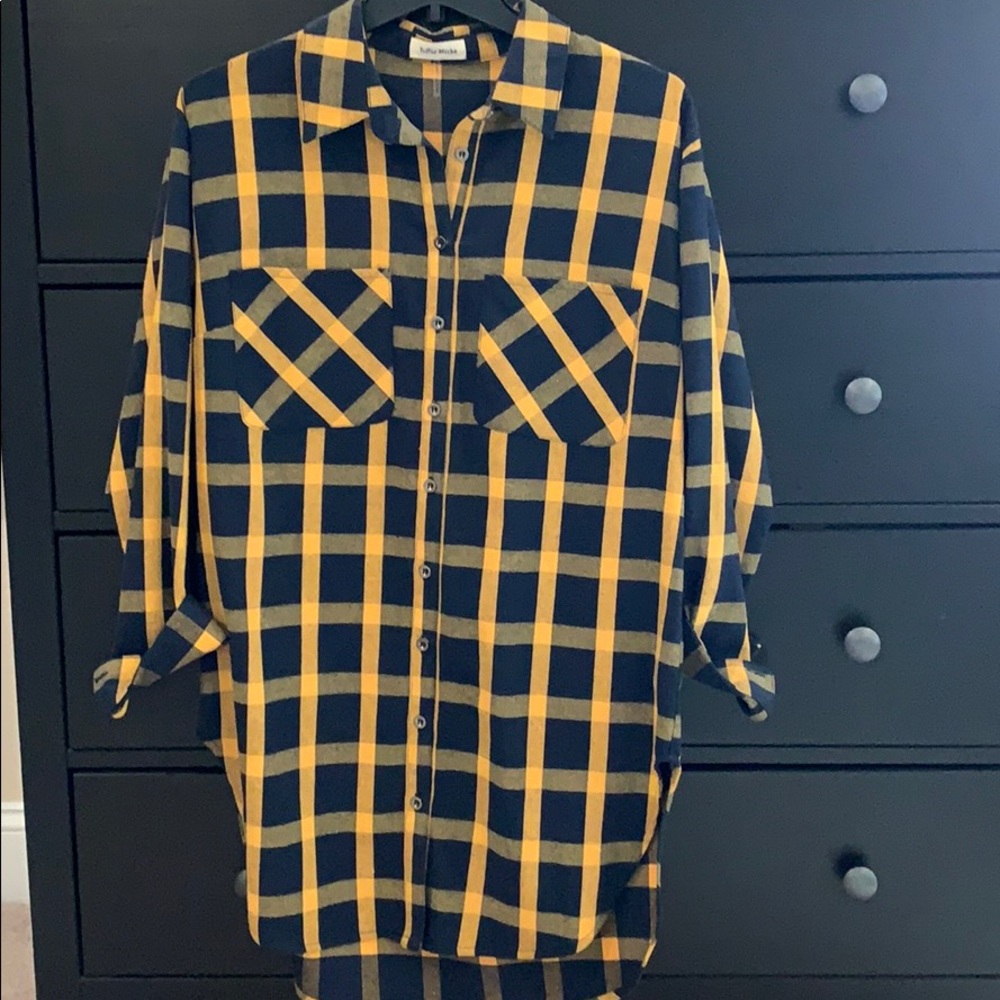 NWOT Adorable plaid tunic/dress